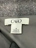 Cato Solid Gray Cocktail Dress Size 8 - photo 7