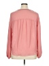 Velvet 100% Polyester Pink Long Sleeve Blouse Size XL - photo 2