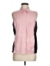 Carlisle 100% Polyester Color Block Pink Sleeveless Blouse Size 8 - photo 1