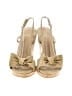 Stuart Weitzman Gold Yellow Wedges Size 10 - photo 2
