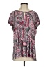 N Touch Pink Short Sleeve Blouse Size S - photo 1