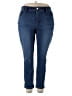 Flawless Solid Blue Jeans Size 20w - photo 1