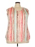 Unbranded Pink Blue Sleeveless Blouse Size 5X - photo 1
