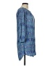 WAYF 100% Rayon Paisley Blue Casual Dress Size M - photo 4