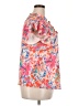 Unbranded Floral Pink Short Sleeve Blouse Size XXL (estimated) - photo 4