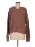 Lucky Brand Solid Brown Pullover Sweater Size M - photo 1