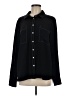 wonderly Black Long Sleeve Button-Down Shirt Size M - photo 1