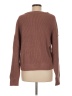 Lucky Brand Solid Brown Pullover Sweater Size M - photo 2