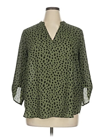 Lush 3/4 Sleeve Blouse (view 1)
