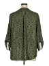 Lush 100% Polyester Animal Print Green 3/4 Sleeve Blouse Size 1X - photo 2