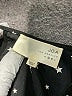 JOA 100% Polyester Stars Black 3/4 Sleeve Blouse Size XS - photo 7