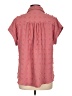 Assorted Brands 100% Polyester Hearts Pink Short Sleeve Blouse Size L - photo 2