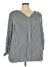 DressBarn 100% Polyester Gray 3/4 Sleeve Blouse Size 3X - photo 1