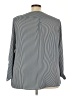 DressBarn 100% Polyester Gray 3/4 Sleeve Blouse Size 3X - photo 2