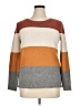 Pinque Color Block Orange Pullover Sweater Size XL - photo 1