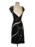 The Limited 100% Polyester Graphic Black Cocktail Dress Size XS - photo 1