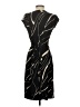 The Limited 100% Polyester Graphic Black Cocktail Dress Size XS - photo 2