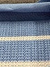 Unbranded 100% Polyester Stripes Blue Casual Dress Size S - photo 7