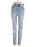 American Eagle Outfitters Hearts Blue Jeans Size 0 - photo 1