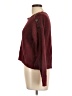 Pink Rose Burgundy Pullover Sweater Size L - photo 5