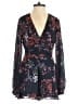 Keepsake 100% Polyester Paisley Black Romper Size S - photo 1