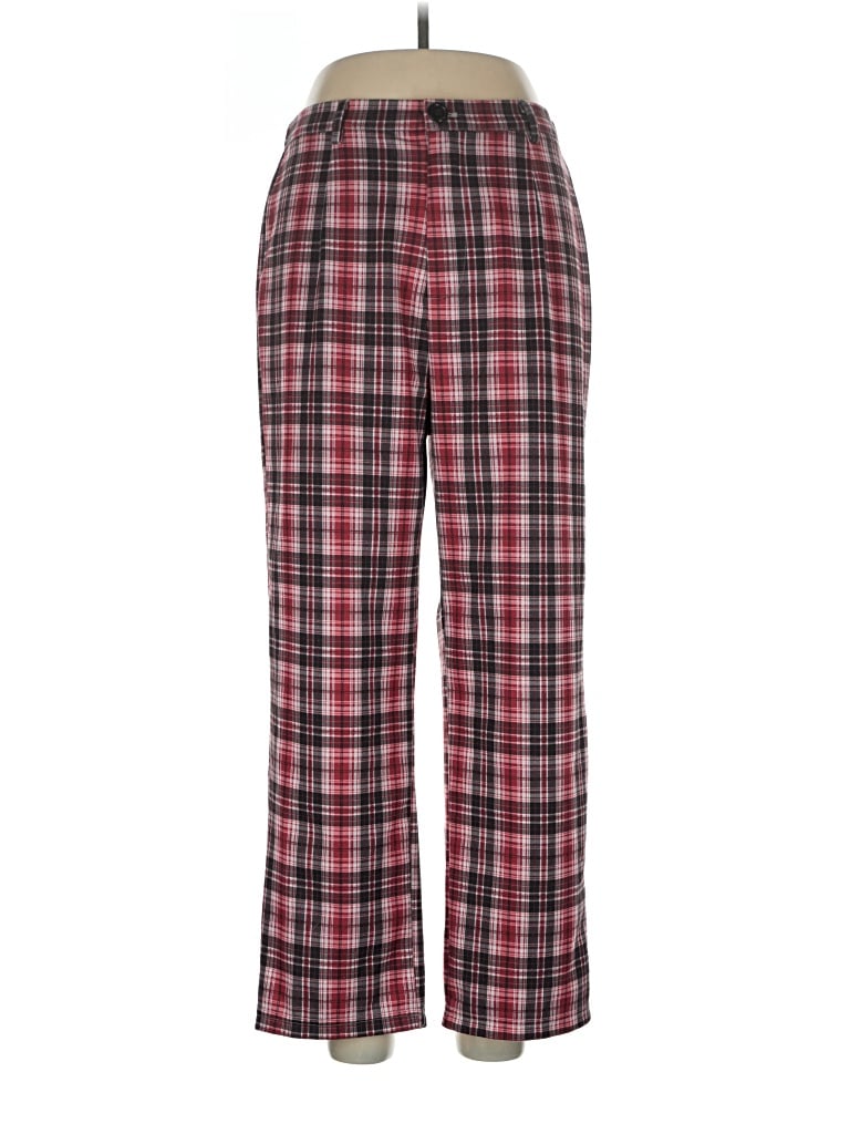 Pre-owned Allegra K Casual Pants In Red