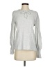 Ann Taylor LOFT 100% Cotton Gray Sweatshirt Size XS - photo 1