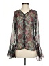 Rancho Estancia 100% Polyester Teal Long Sleeve Blouse Size S - photo 1