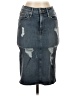 Good American Blue Denim Skirt Size 4 - photo 1