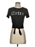 Love J Black Short Sleeve Top Size S - photo 1