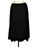 Laura Scott Solid Black Formal Skirt Size L - photo 2