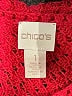 Chico's Red Pullover Sweater Size Med (1) - photo 7