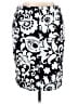 Talbots 100% Cotton Paisley Black Formal Skirt Size 14 - photo 2
