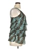 Lane Bryant 100% Polyester Teal Sleeveless Blouse Size 14 - photo 4