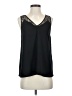 French Connection 100% Polyester Black Sleeveless Blouse Size S - photo 1