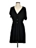Dotti Solid Black Casual Dress Size S - photo 1