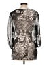 Chico's Silver 3/4 Sleeve Blouse Size Lg (2) - photo 2