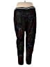 Royal Blue Graphic Black Casual Pants Size 3X - photo 2