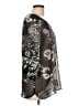 Chico's Silver 3/4 Sleeve Blouse Size Lg (2) - photo 4