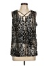 Thalia Sodi Black Sleeveless Blouse Size L - photo 1