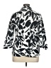 Sara Michelle Print Silver 3/4 Sleeve Button-Down Shirt Size 1X - photo 2