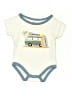 Hb 100% Cotton Ivory Short Sleeve Onesie Size 0-3 mo - photo 1