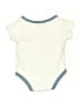 Hb 100% Cotton Ivory Short Sleeve Onesie Size 0-3 mo - photo 2
