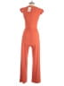 Prettygarden Solid Orange Jumpsuit Size S - photo 2