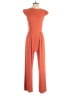 Prettygarden Solid Orange Jumpsuit Size S - photo 1