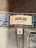 AGOLDE 100% Organic Cotton Hearts Blue Jeans Size 29 waist - photo 6