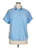 Assorted Brands Blue Short Sleeve Blouse Size XL - photo 1
