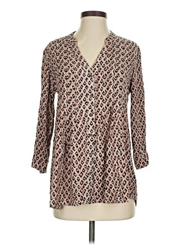 Rock Flower Paper 3/4 Sleeve Blouse (view 1)