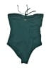 Jantzen Solid Teal One Piece Swimsuit Size 12 - photo 2