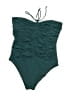 Jantzen Solid Teal One Piece Swimsuit Size 12 - photo 1